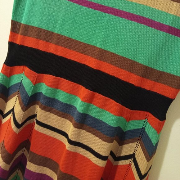 BCBGMaxAzaria Silk Blend Knit Dress Size M - Picture 2 of 6
